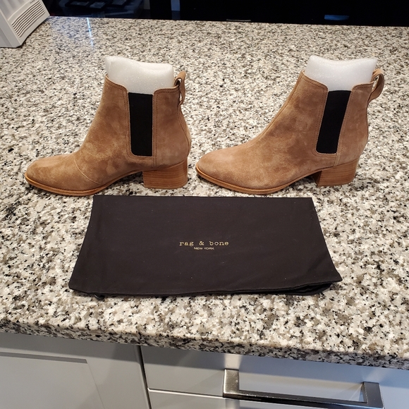 RAG & BONE women's walker boot beige size 38.5 - Picture 6 of 7